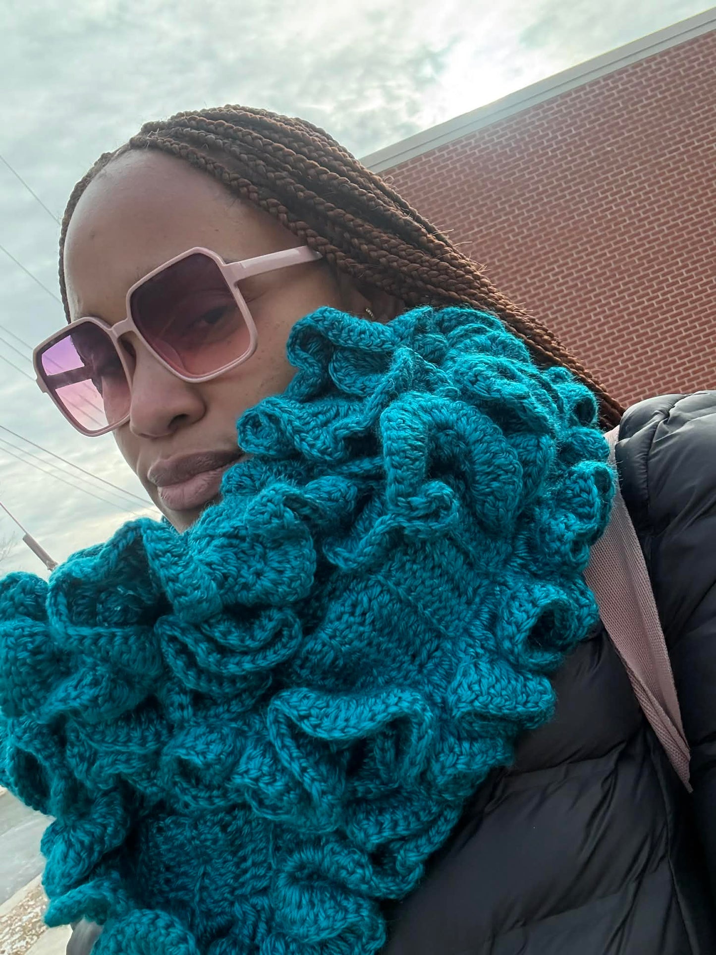 Daydreamer Ruffled Scarf 🧣